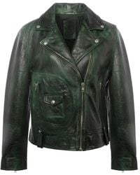 Zasta Studio - Gasoline Biker Leather Jacket - Lyst
