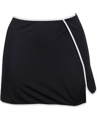 Free Society - Contrast Mini Skirt In - Lyst