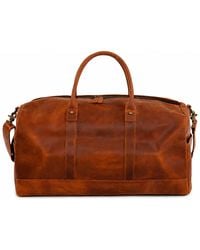 Touri - Genuine Saddel Leather Duffel - Lyst
