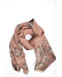 Saachi - Reversible Floral Oversized Puff Scarf - Lyst
