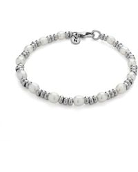 Nellou Jewellery - Ellen Gem Pearl Bracelet Sterling - Lyst