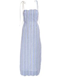 Sofia Tsereteli - Linen Striped Dress - Lyst