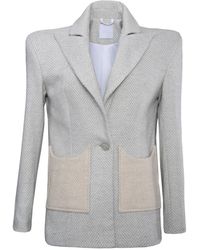 Vestiaire d'un Oiseau Libre - Neutrals Alpaca Wool Jacket - Lyst