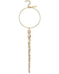Jaredjamin - Neutrals Convertible Mother Of Pearl Torque Neck Ring - Lyst
