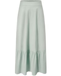 Smart and Joy - Cotton Midi Skirt With Ruffles - Lyst