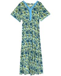 Inara - Floral Indian Cotton Dress - Lyst