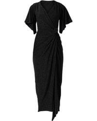 SACHA DRAKE - The Emporium Lurex Stretch Jersey Maxi Dress - Lyst