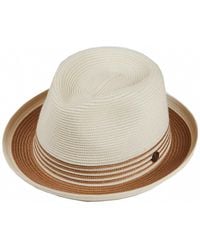 Dasmarca Hats - Dasmarca Jordan And Tan Two Tone Summer Crushable Hat Packable Hat For - Lyst