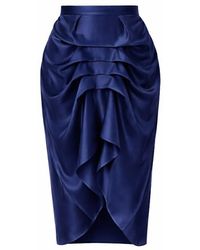 Lumina Eligma - The Vanguard Skirt Silk - Lyst