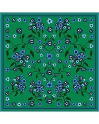 Jessie Zhao New York - Emerald Echo Double Sided Silk Scarf - Lyst