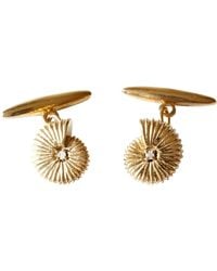 Lee Renee - Ammonite Diamond Cufflinks – - Lyst