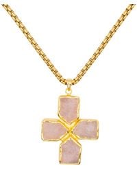 Isolated Jewellery - Quartz Cross - Lyst