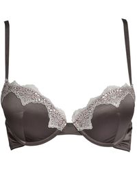 Tallulah Love - Neutrals Opulent Lace Bra - Lyst