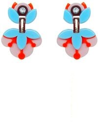 Gissa Bicalho - Handmade Acrylic Earring Petunia Medium - Lyst