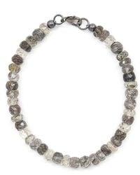 Shar Oke - Rutile Quartz Bracelet - Lyst
