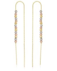 Spero London - Sterling Dorissa Chain Bead Drop Earring - Lyst