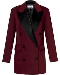 AGGI by HALEWSKI - Morgana Burgundy And Blazer Dress - Lyst