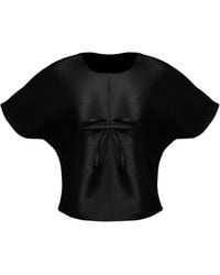 Madebyza - Sculptural Top With Bow Detail - Lyst