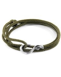 Anchor and Crew - Khaki Heysham & Rope Bracelet - Lyst