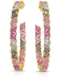 Native Gem - Mare Hoop Earrings - Lyst