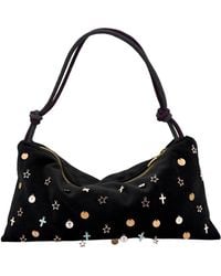 Hilo De Mar - Velvet Bag With Charms - Lyst