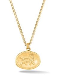 Dower & Hall - Lion Talisman Necklace - Lyst