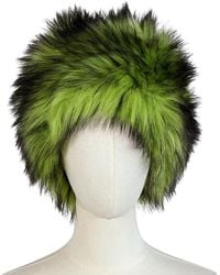 Jennafer Grace - Anjelina Shadow Absinthe Faux Fur Hat - Lyst