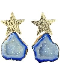 Magpie Rose - North Star Earrings - Lyst