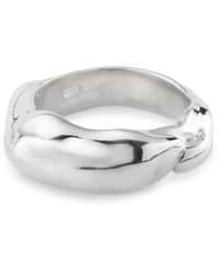 Lulu and Boo Jewellery - Chunky Molten Solid Sterling Ring - Lyst
