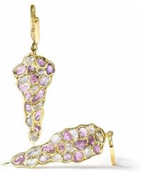 German Kabirski - Tarina Plated Earrings With Raw Zircon And Sapphire - Lyst