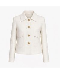 Nuvv Collection - Tweed Jacket With Button - Lyst