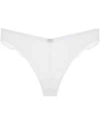 Journelle - Allegra Jolie Thong Blanc - Lyst