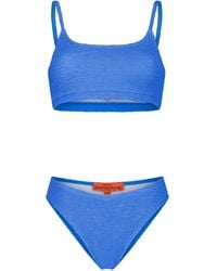 Maison Tangerine - Ibiza Blueberry Textured Bikini - Lyst