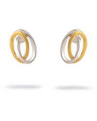 Ebru Jewelry - Infinity Loop Mixed Metal Earrings - Lyst