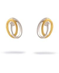 Ebru Jewelry - Infinity Loop Mixed Metal Earrings - Lyst