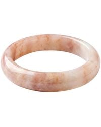 seree - Peach Blossom Gemstone Bangle - Lyst