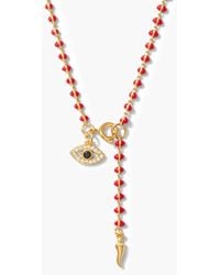 Alexie of Athens - Protection Evil Eye Bead Lariat - Lyst