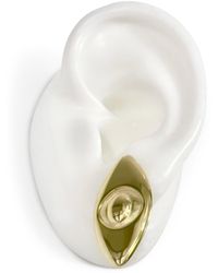 Jagged Halo Jewelry - Athena Evil Eye Stud Earrings - Lyst
