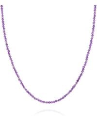 Nellou Jewellery - Amethyst February Birthstone Orbit Necklace - Lyst