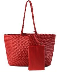 FRONT ROW SHOP - Soleil Woven Large Tote - Lyst