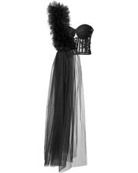 LIA ARAM - Hand-Embroidered Deconstructed Corset - Lyst