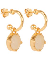 Lila Rasa - Sparkling Crystal Hoop Earrings - Lyst