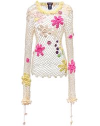 Andreeva - Malva Handmade Crochet Top - Lyst