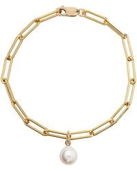 Ora Pearls - Aetia Pearl Chain Bracelet - Lyst