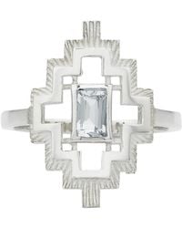 Zoe & Morgan - Munay Ring Aquamarine - Lyst