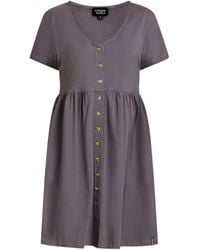 Known Supply - Cotton Button Up Dress - Lyst
