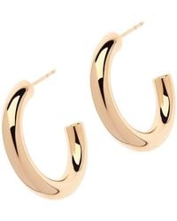 Emma Holland Jewellery - Polished Pierced Hoop Earrings - Lyst