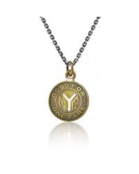 Cartography - Original New York City Subway Token: Brass And Sterling Necklace - Lyst