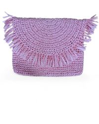 Springmoonatelier - Handmade Raffia Mini Handbag – - Lyst