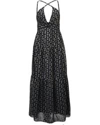 Smart and Joy - Tiered Panels Backless Strappy Maxi Dress - Lyst